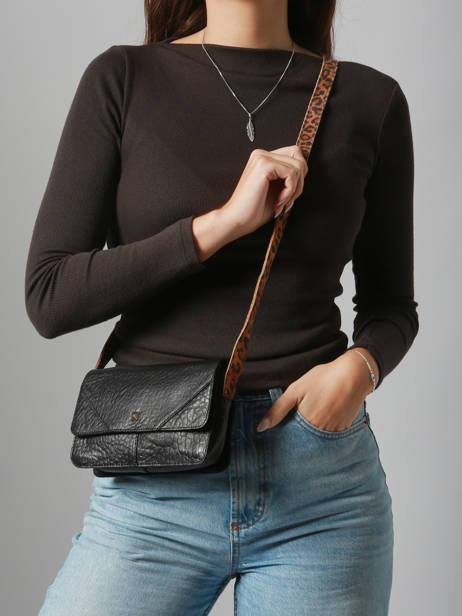 Cross Body Tas June Leder Pieces Zwart june 17160060 ander zicht 1