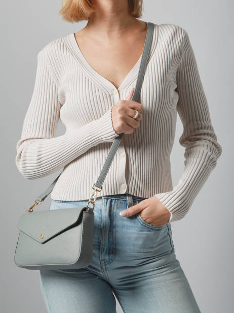 Cross Body Tas Saffiano David jones Grijs saffiano 5 ander zicht 1