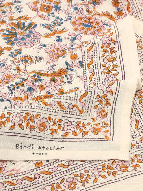 Foulard Bindi atelier Veelkleurig floral FL ander zicht 1