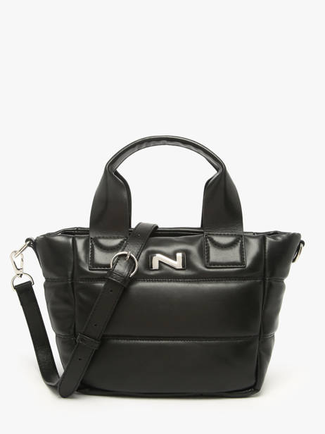 Handtas Hofn North Leder Nathan baume Zwart north 2