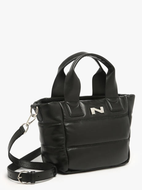 Handtas Hofn North Leder Nathan baume Zwart north 2 ander zicht 1