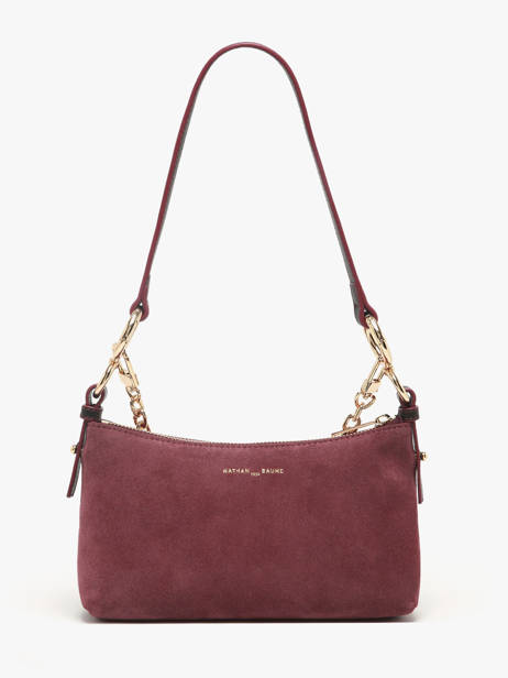 Cross Body Tas Betty Suède Leder Nathan baume Violet vogue - 00031-05 ander zicht 4