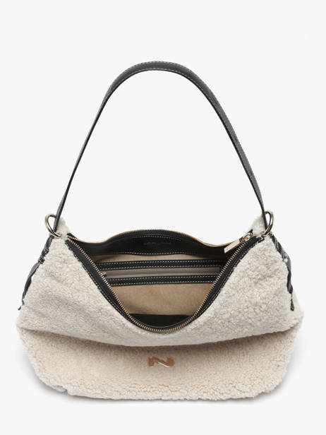Schoudertas Carrie Winter Shearling En Leder Nathan baume Beige vogue S ander zicht 2