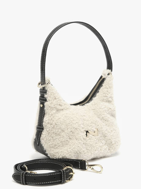 Cross Body Tas Sam Shearling En Leder Nathan baume Beige vogue S ander zicht 1