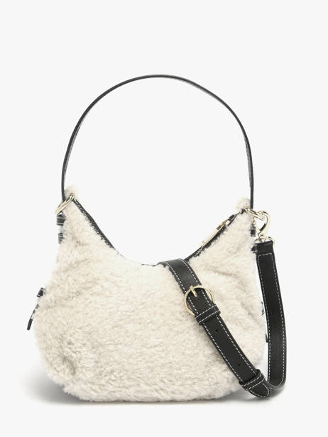 Cross Body Tas Sam Shearling En Leder Nathan baume Beige vogue S ander zicht 3