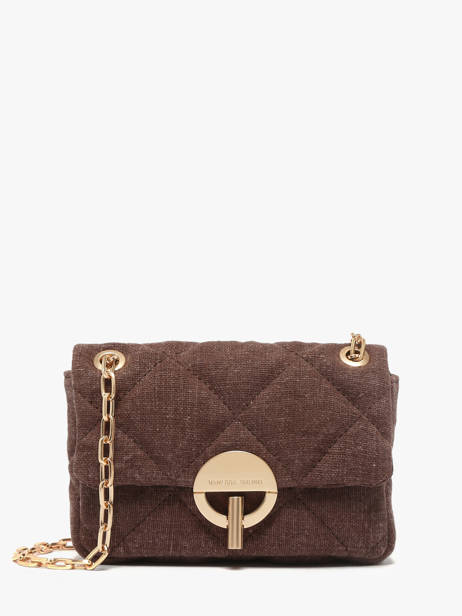 Cross Body Tas Moon Linnen Vanessa bruno Bruin moon 70V40326