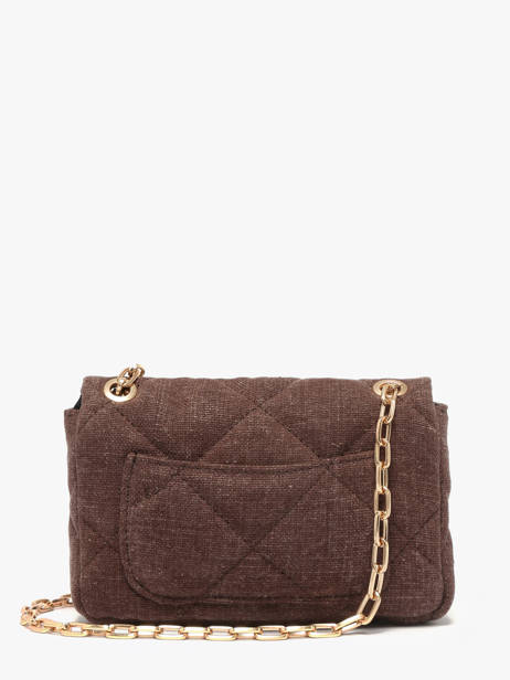 Cross Body Tas Moon Linnen Vanessa bruno Bruin moon 70V40326 ander zicht 3