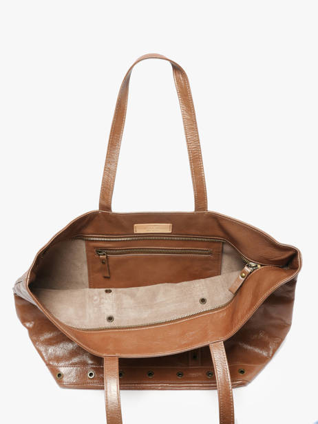 Schoudertas Cabas Cuir Vanessa bruno Bruin cabas cuir 82V40409 ander zicht 2