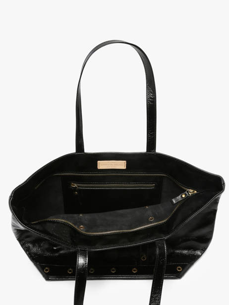 Handtas Le Cabas S In Gekreukeld Leder Vanessa bruno Zwart cabas cuir 82V40409 ander zicht 3
