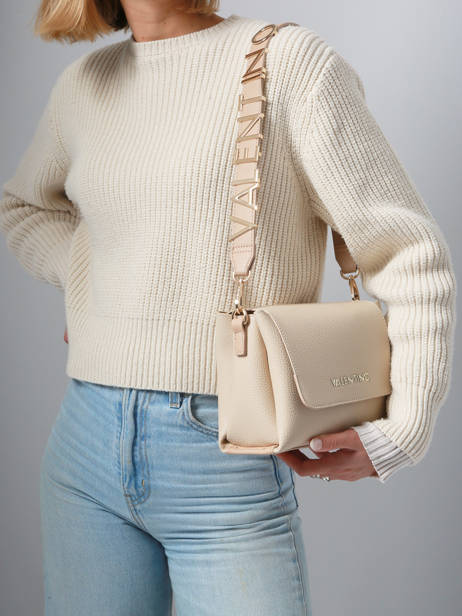 Cross Body Tas Alexia Valentino Beige alexia VBS5A806 ander zicht 1