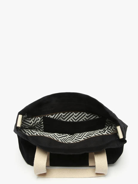 Handtas Best Seller Katoen Hindbag Zwart best seller LOUISE ander zicht 2