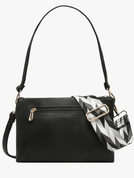 Cross Body Tas New Grain Miniprix Zwart new grain F6936 ander zicht 3