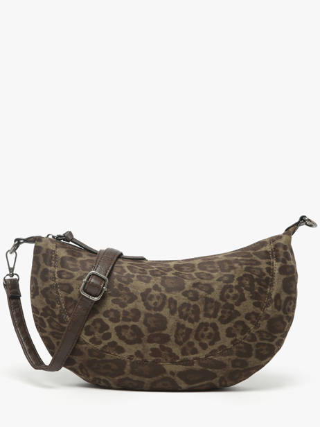 Cross Body Tas Leopard Miniprix Groen leopard L