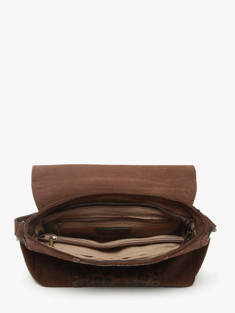 Cross Body Tas Velvet Miniprix Bruin velvet 27582 ander zicht 2