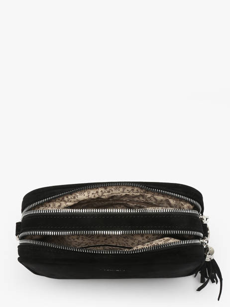 Cross Body Tas Velvet Miniprix Zwart velvet F7511 ander zicht 2