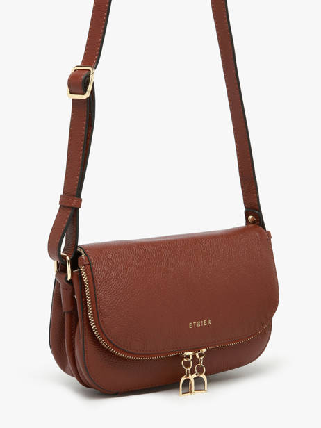 Cross Body Tas S Tradition Leder Etrier Bruin tradition ETRA059S ander zicht 2
