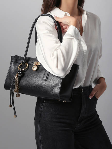 Schoudertas Hamilton Leder Michael kors Zwart hamilton F5GNXT0L ander zicht 1