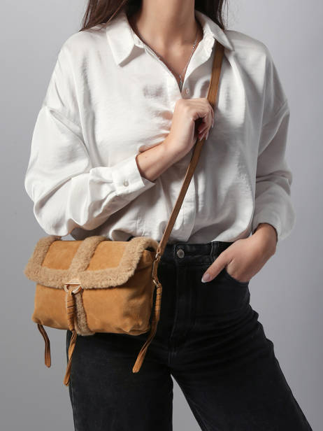 Cross Body Tas Othilia Leder Vanessa bruno Bruin othilia 10V40907 ander zicht 1