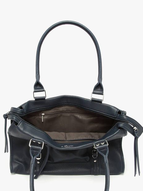 Schoudertas A4 Formaat Grained Miniprix Blauw grained F8533 ander zicht 2