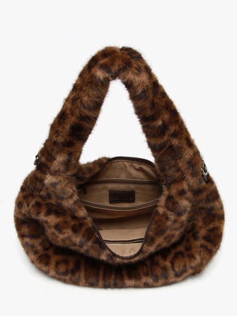 Schoudertas Fur Bont Miniprix Bruin fur 6542 ander zicht 1