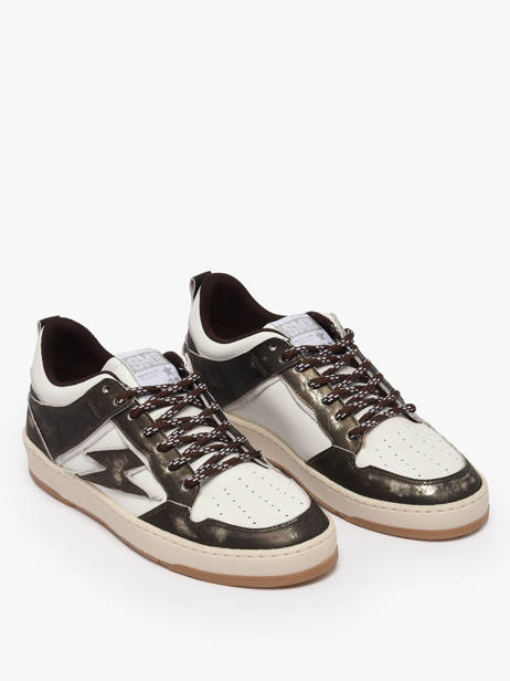 Sneakers Charlie Uit Leder Semerdjian Veelkleurig women CHARLIE ander zicht 1