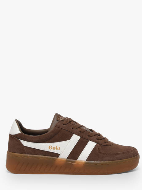 Sneakers Grandslam Uit Leder Gola Bruin women CLA589