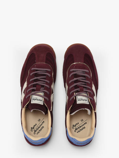 Sneakers Saturno Uit Leder Victoria Wit accessoires 1158102 ander zicht 3