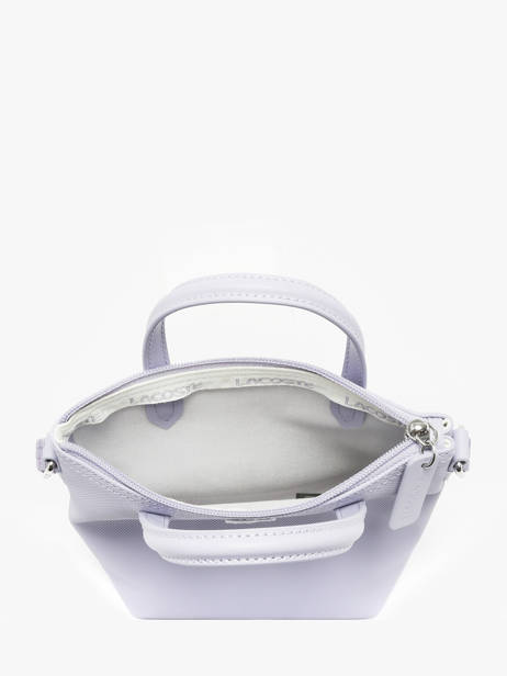 Cross Body Tas L.12.12 Concept Lacoste Violet l.12.12 concept NF2609PK ander zicht 3