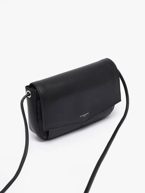 Cross Body Tas Charlotte Leder Le tanneur Zwart charlotte TOTT3C01 ander zicht 2