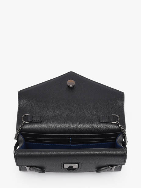 Cross Body Tas Emily Leder Le tanneur Zwart emily TEMI1056 ander zicht 2