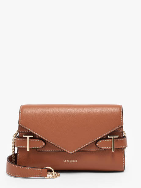 Cross Body Tas Emily Leder Le tanneur Bruin emily TEMI1056