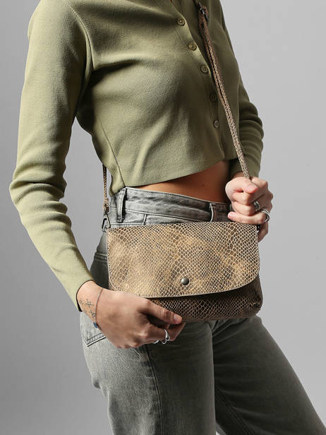 Cross Body Tas Snake Miniprix Bruin snake 19645 ander zicht 1