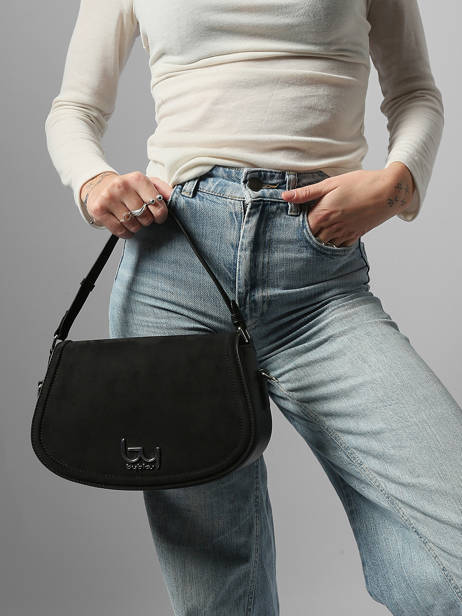 Cross Body Tas Karola By byblos Zwart karola BS71B01 ander zicht 1