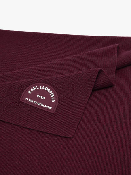 Sjaal Rue St Guillaume Karl lagerfeld Violet rsg A4W33113 ander zicht 1