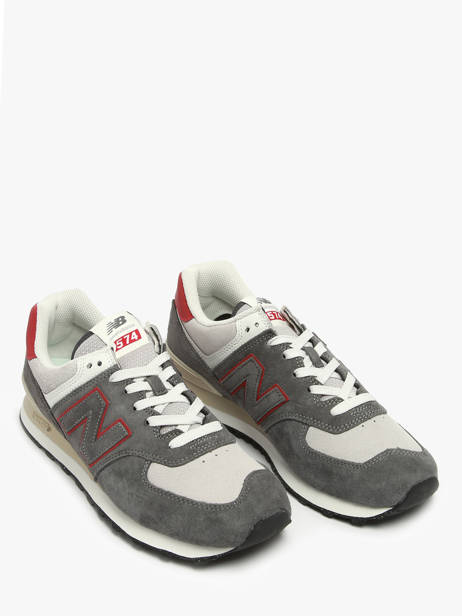 Sneakers 574 Uit Leder New balance Grijs boy U574QGY ander zicht 1