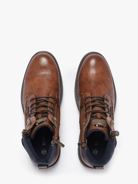 Enkellaarzen Mustang Groen men M0031006 ander zicht 3