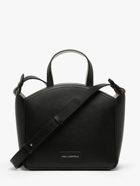 Handtassen K Circle Leder Karl lagerfeld Zwart k circle A4W30070 ander zicht 3