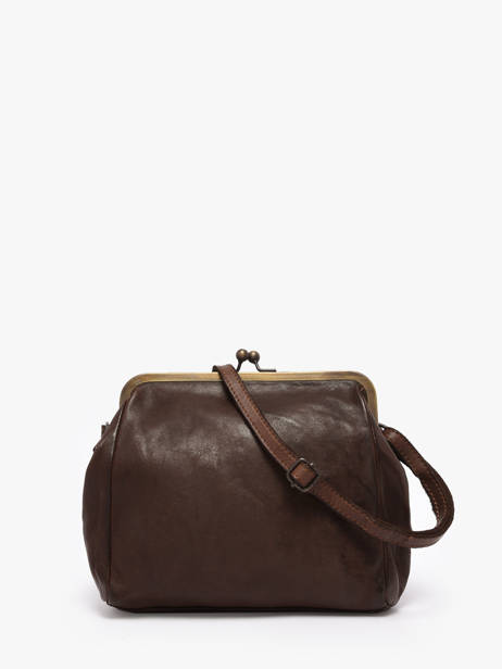 Cross Body Tas Heritage Leder Biba Bruin heritage BT22 ander zicht 4