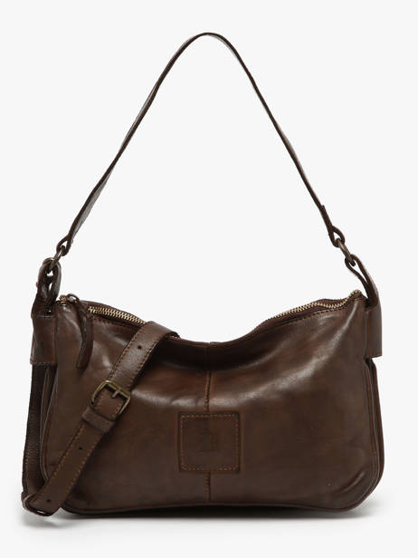 Cross Body Tas Heritage Leder Biba Bruin heritage BT18