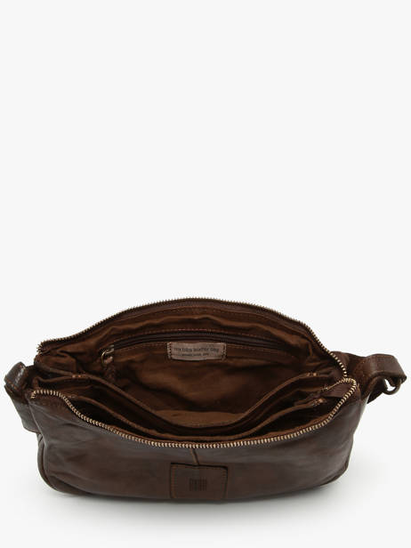 Cross Body Tas Heritage Leder Biba Bruin heritage BT18 ander zicht 3