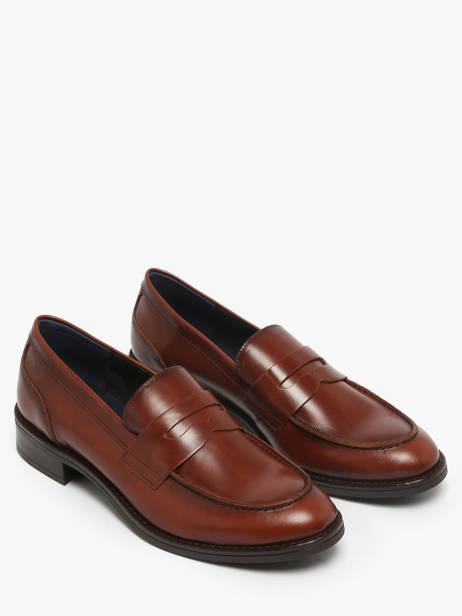 Mocassins Harvard Uit Leder Dorking Bruin accessoires D8710 ander zicht 1