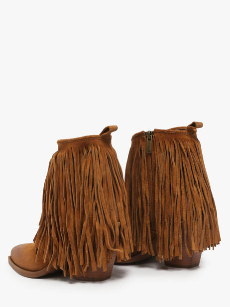 Santiago Laarzen Uit Leder Metisse Bruin accessoires XD2125 ander zicht 2