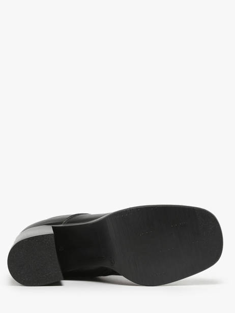 Enkellaarsjes Met Hak Uit Leder Mjus Zwart women P96212 ander zicht 5
