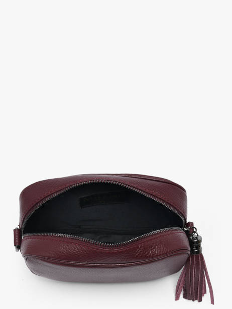 Cross Body Tas Caviar Leder Milano Rood caviar CA2006N ander zicht 3