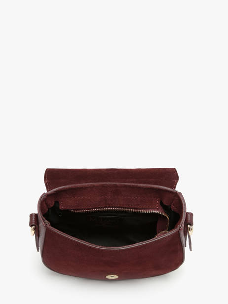 Cross Body Tas Velvet Studs Milano Rood velvet studs VS25093 ander zicht 3