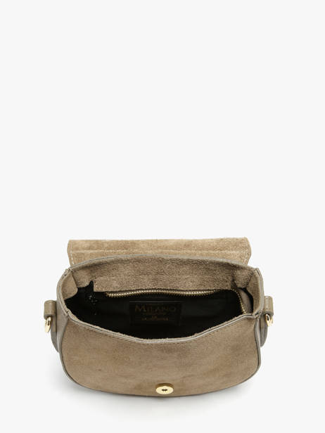 Cross Body Tas Velvet Studs Milano Bruin velvet studs VS25093 ander zicht 3