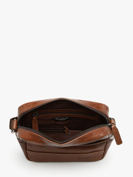 Cross Body Tas Maverick Bruin rough gear MAVRG809 ander zicht 3