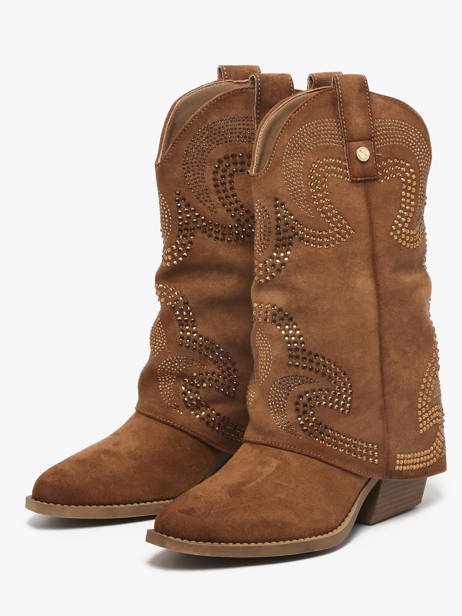 Santiago Laarzen Xti Bruin women 144467 ander zicht 1