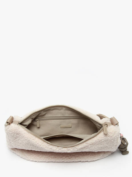 Cross Body Tas Sherpa David jones Beige sherpa CM7774 ander zicht 2