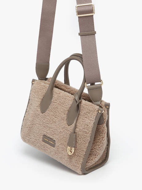 Handtas Sherpa David jones Bruin sherpa CM7667 ander zicht 1